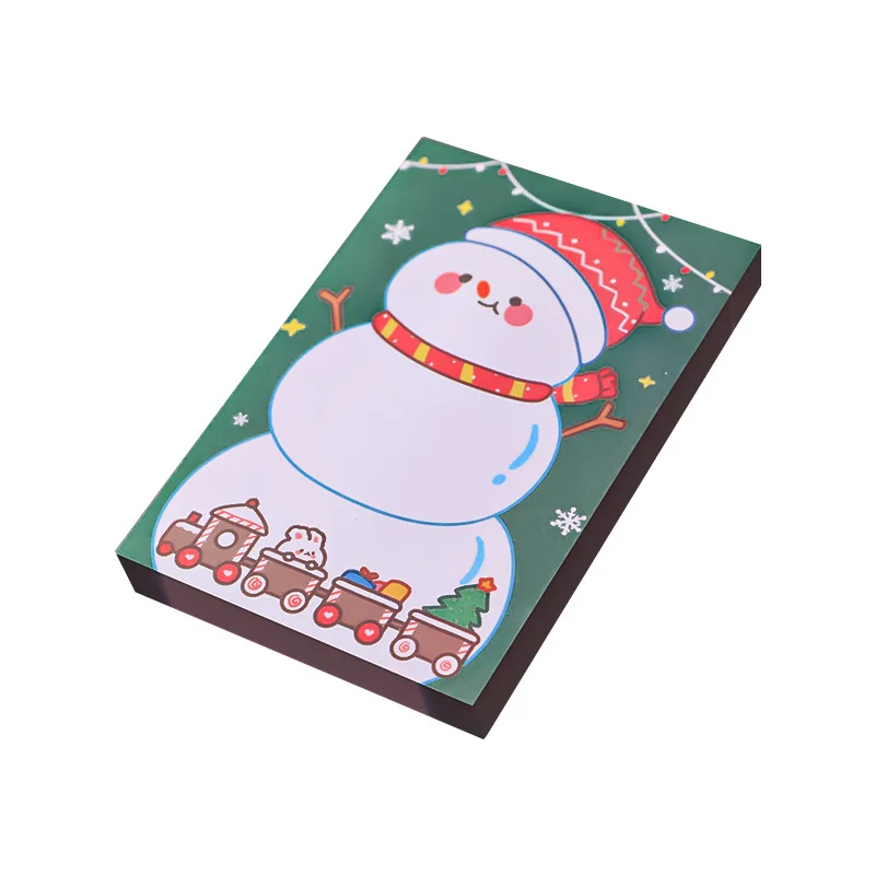 50 sheets Merry Christmas Memo Pad Cute Message Notes Decorative Notepad Note Material paper Stationery Office Supplies gift