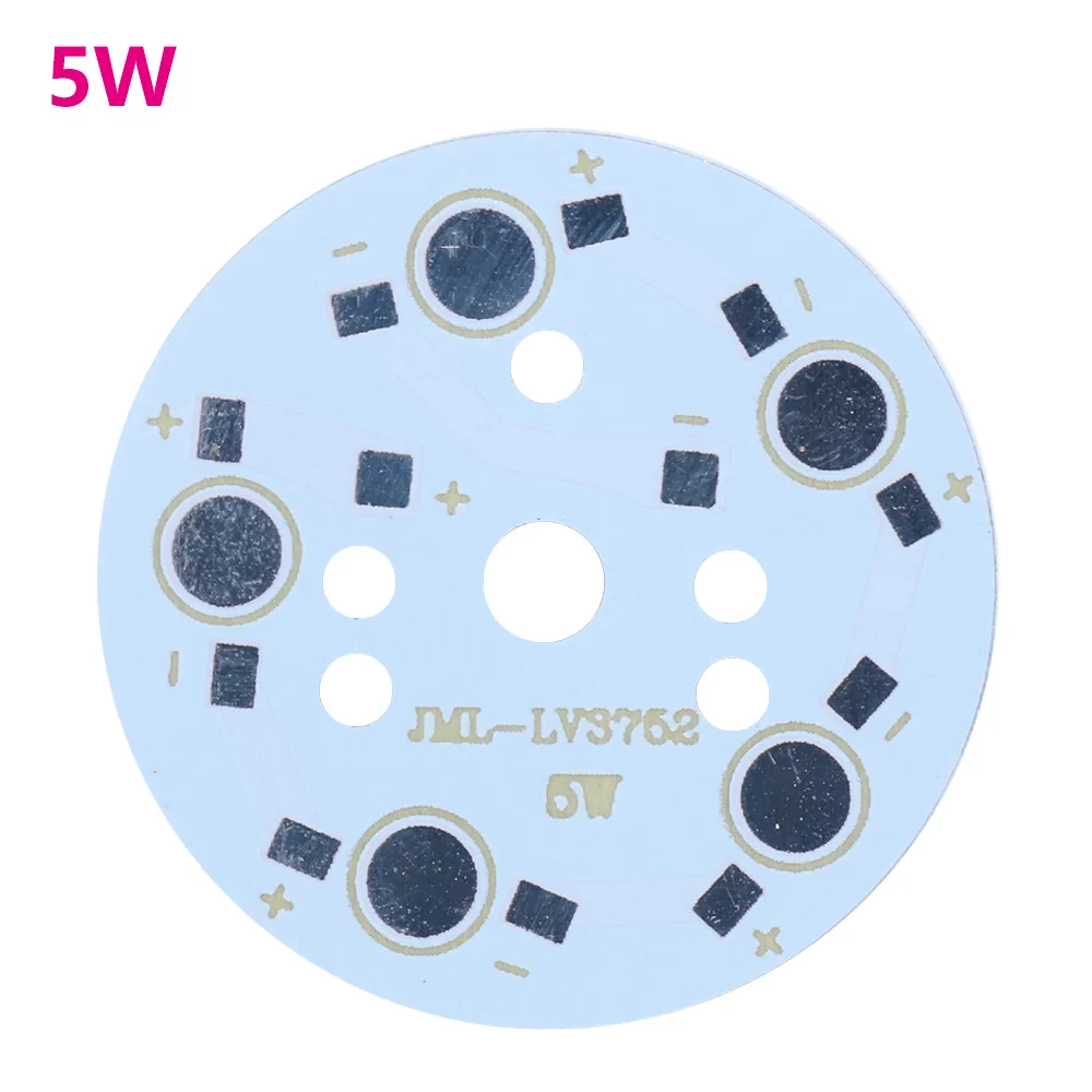 10PCS 1W 3W 5W 7W 9W 12W 15W 18W 21W 24W Aluminum Substrate Baseboard DIY Torch Light Board Heatsink 20mm 100mm 78mm 49mm 118mm