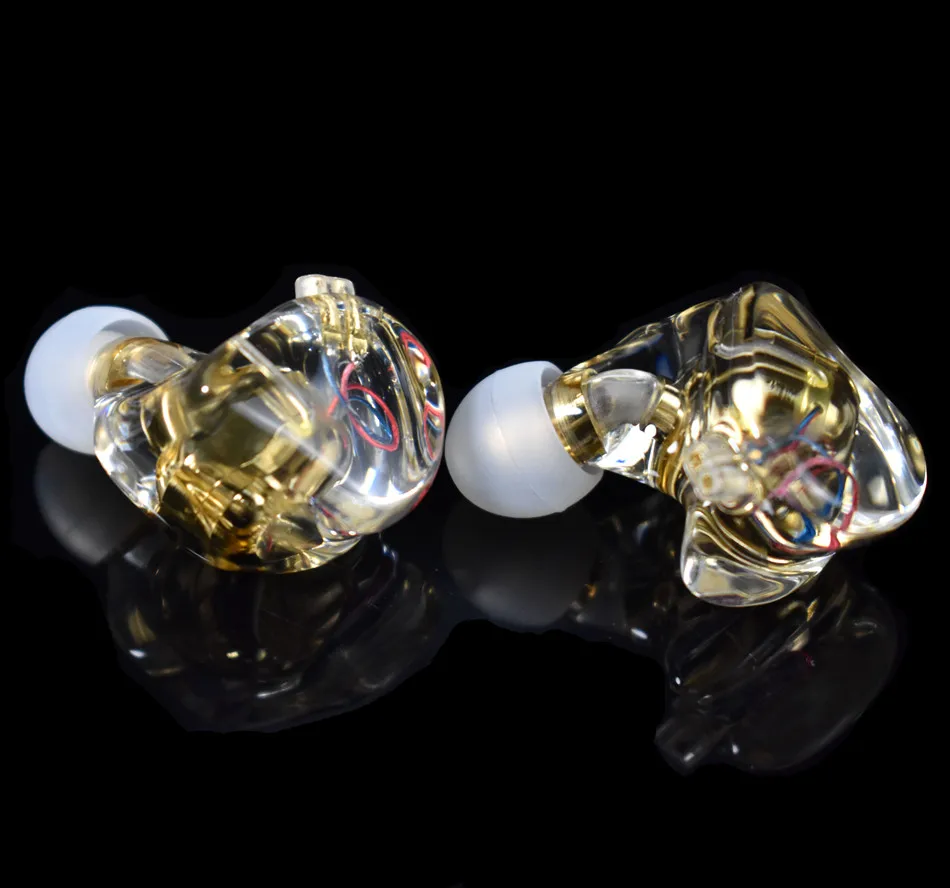 HANADOMI A2 IEM HIFI الراتنج Earphone10mm مجمع ديناميكية الحجاب الحاجز ستيريو سماعات قوية سماعة سلكية 0.78 مللي متر الصوت سماعة