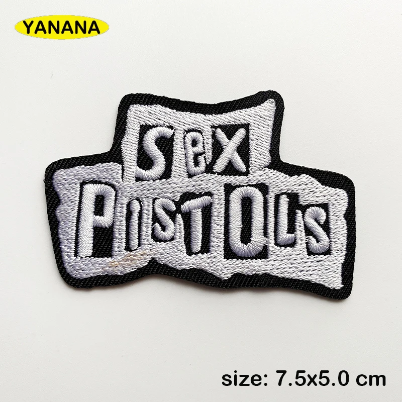 band Patches for Clothing DIY Stripes Written Words Sticker Clothes Stickers Apparel Garment Accessorie