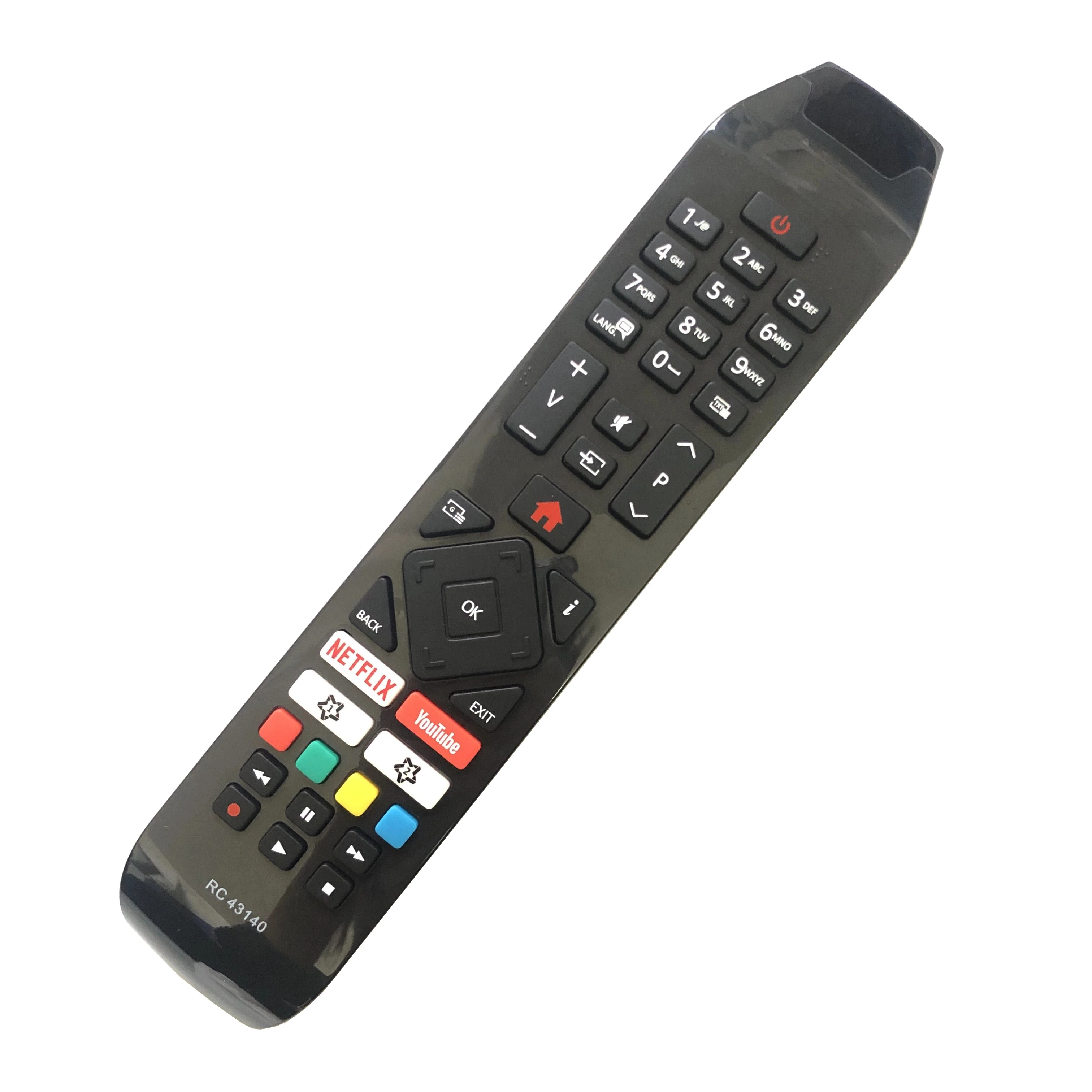 RC43140 Replace Remote for Hitachi TV RC 43140 24HE2000 32HE2000 32HE4000 40HE4000 43HK6000 43HK6500 49HK6000 49HK6001 49HK6500