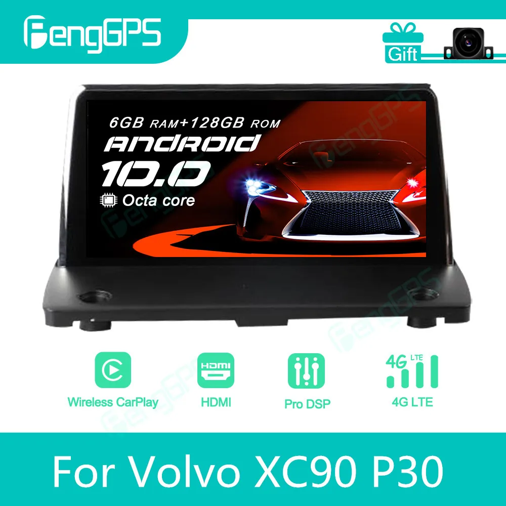 For Volvo XC90 P30 Android Car Radio Stereo Autoradio 2Din Multimedia Player GPS Navi Unit Touch Screen Display