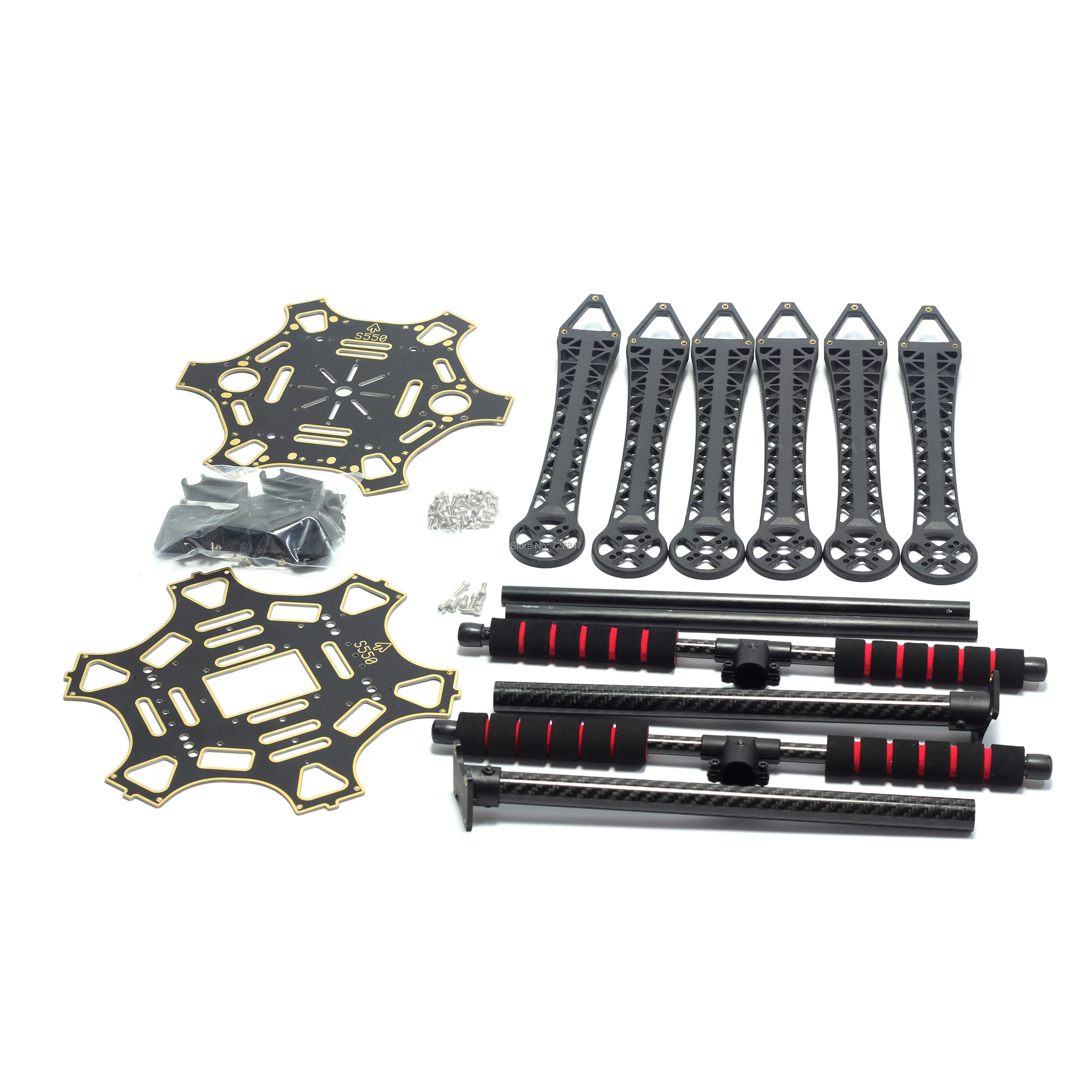 S550 F550 500 Upgrade Hexacopter Frame Kit with Unflodable Landing Gear for FPV Quadcopter Drone