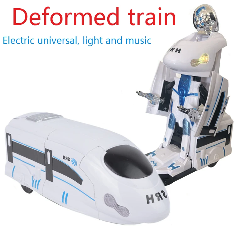 Children 23.5cm Transformation Robot Kit Toys Models 2 in 1 One Step Model Deformed Harmony Toy for Boy Christmas Gift