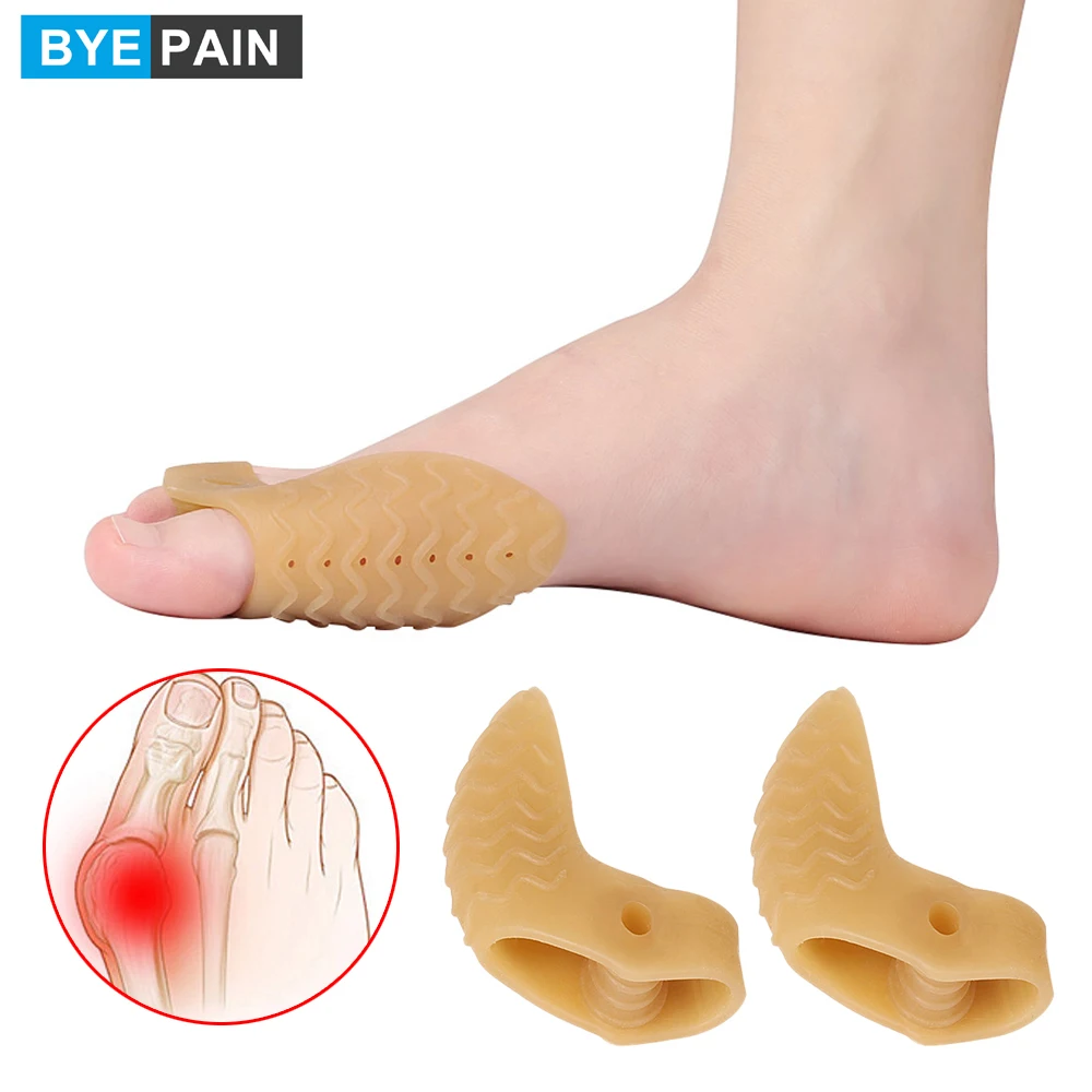 1Pair Bunion Corrector Relief Cushion Pads Guard Toe Separator Straightener Splint Protector Shield Spacer Sleeve Hallux Valgus