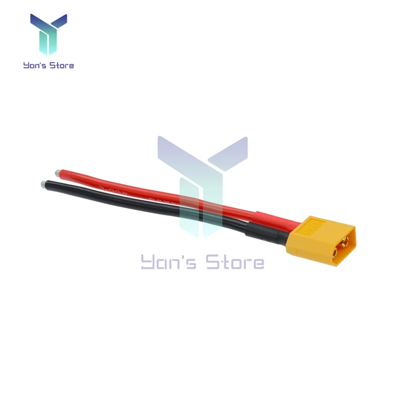 XT60 Male Female Bullet Connectors Plugs Pluggable Terminal Block With Silicon 14 AWG Wire For RC Lipo Battery Banana Plug