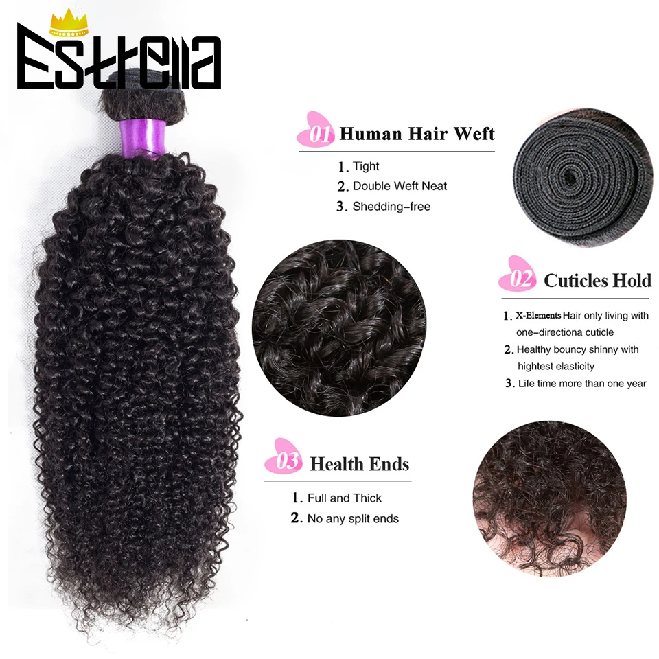 Kinky Curly Human Hair Bundles Brazilian Hair Weaving Bundles 9Pcs/Lot Remy Human Hair Weave Bundles 8-26 Inch Hair Extensions