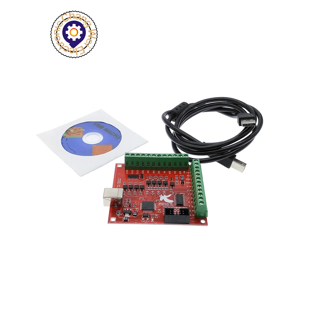 CNC USB MACH3 Breakout board 100Khz 4 axis interface driver motion controller driver board