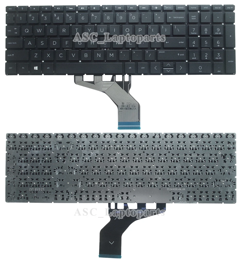 

New US English Keyboard For HP 15-da0001ds 15-da0002cy 15-da0002ds 15-da0004cy 15-da0004ds 15-da0004dx 15-da0006cy 15-da0006ds