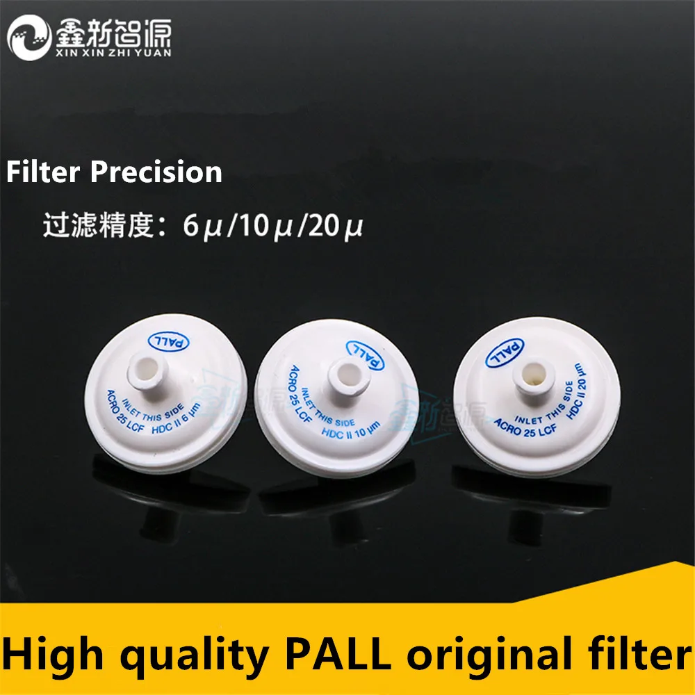 4PCs 2PCs PALL Original disc ink filter ACRO 25 LCF 6u 10um 20um for Flora Docan UV Printer Spectra Polaris 512 Printhead Filter