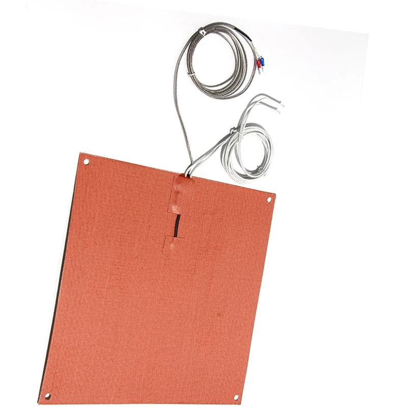 150x10 0/200/250/300 مللي متر ارتفاع درجة الحرارة مقاومة 120 واط-360 واط سيليكون لوحة التدفئة K الحرارية بوليميد فيلم طابعة ثلاثية الأبعاد سخان