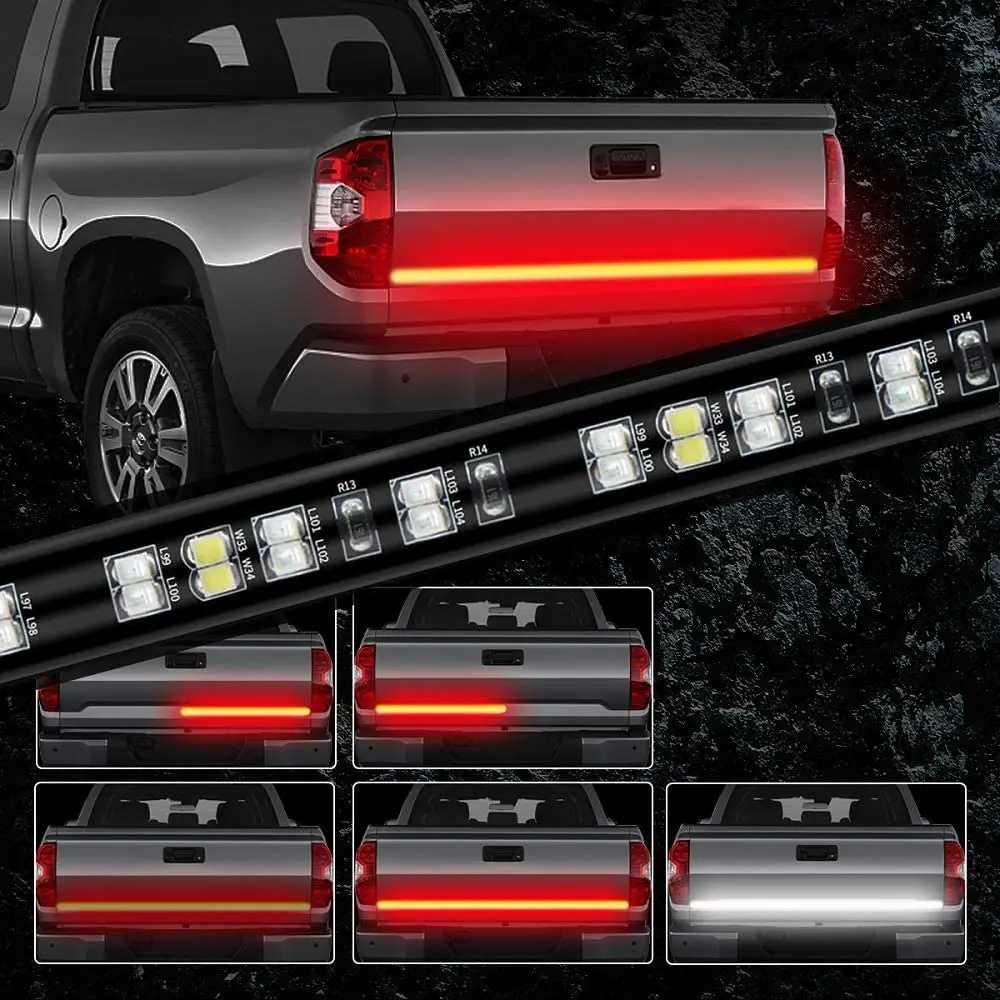 Fanale posteriore a LED per fanale posteriore gruppo fanale posteriore lampada per rimorchio girare con luce freno DRL per Pickup Toyota Ford accessori auto