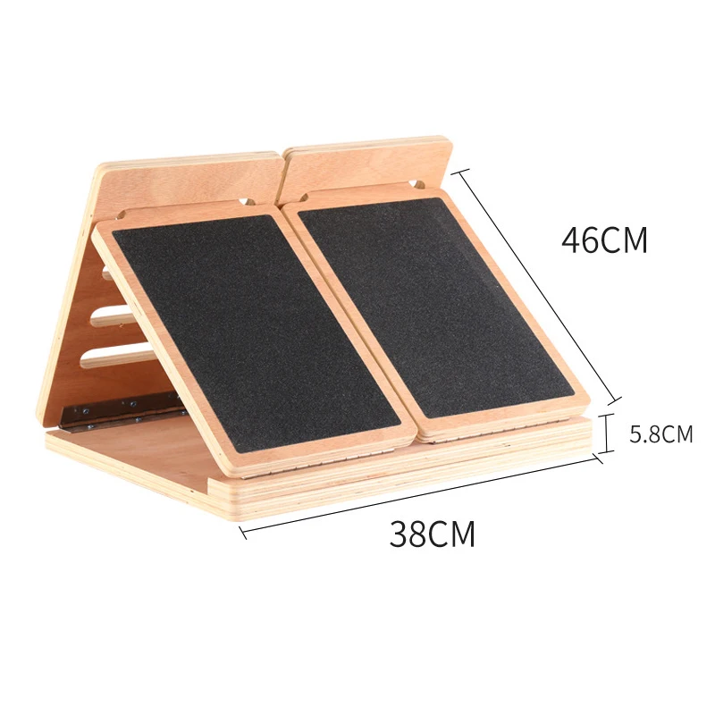 Adjustable Wooden  Stretch Incline Slant Board - Calf Stretcher