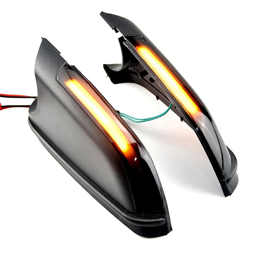 For VW Polo MK4 9N 2005-2009 For Skoda Octavia MK2 1Z Led Rearview Side Wing Mirrors Dynamic Turn Signal Light Indicator Repea