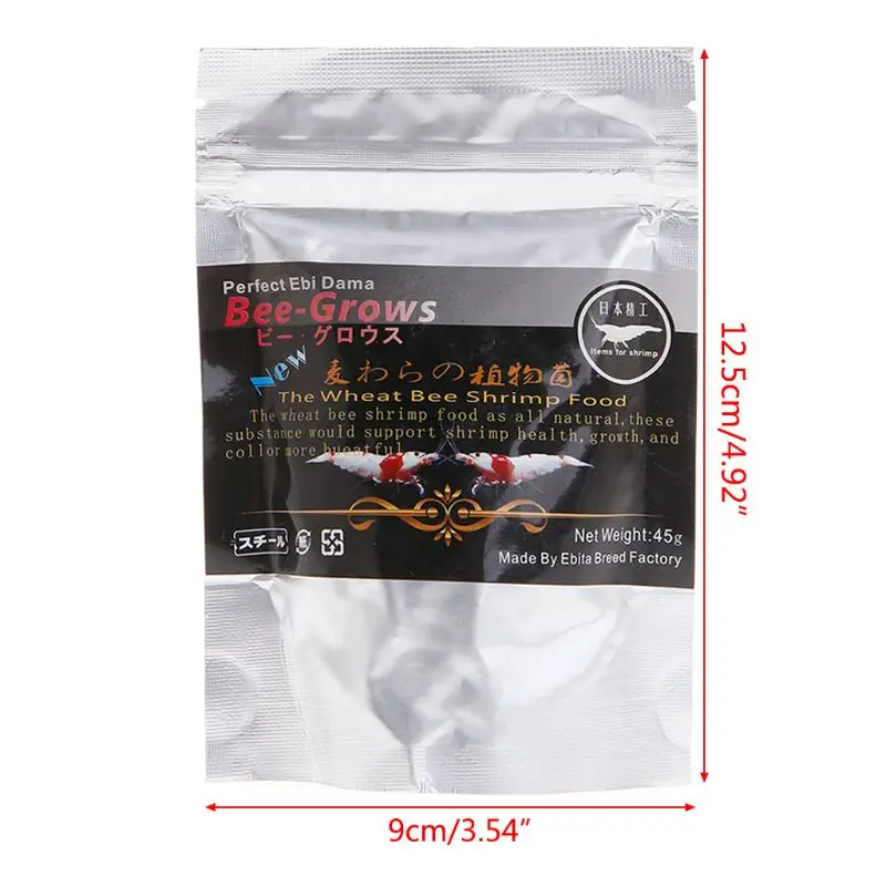 1 Bag Fish Food Crystal Shrimp Aquarium Fish Tank Fish Wheat Stem Bacteria Vitamins Nutrition Good For Growing