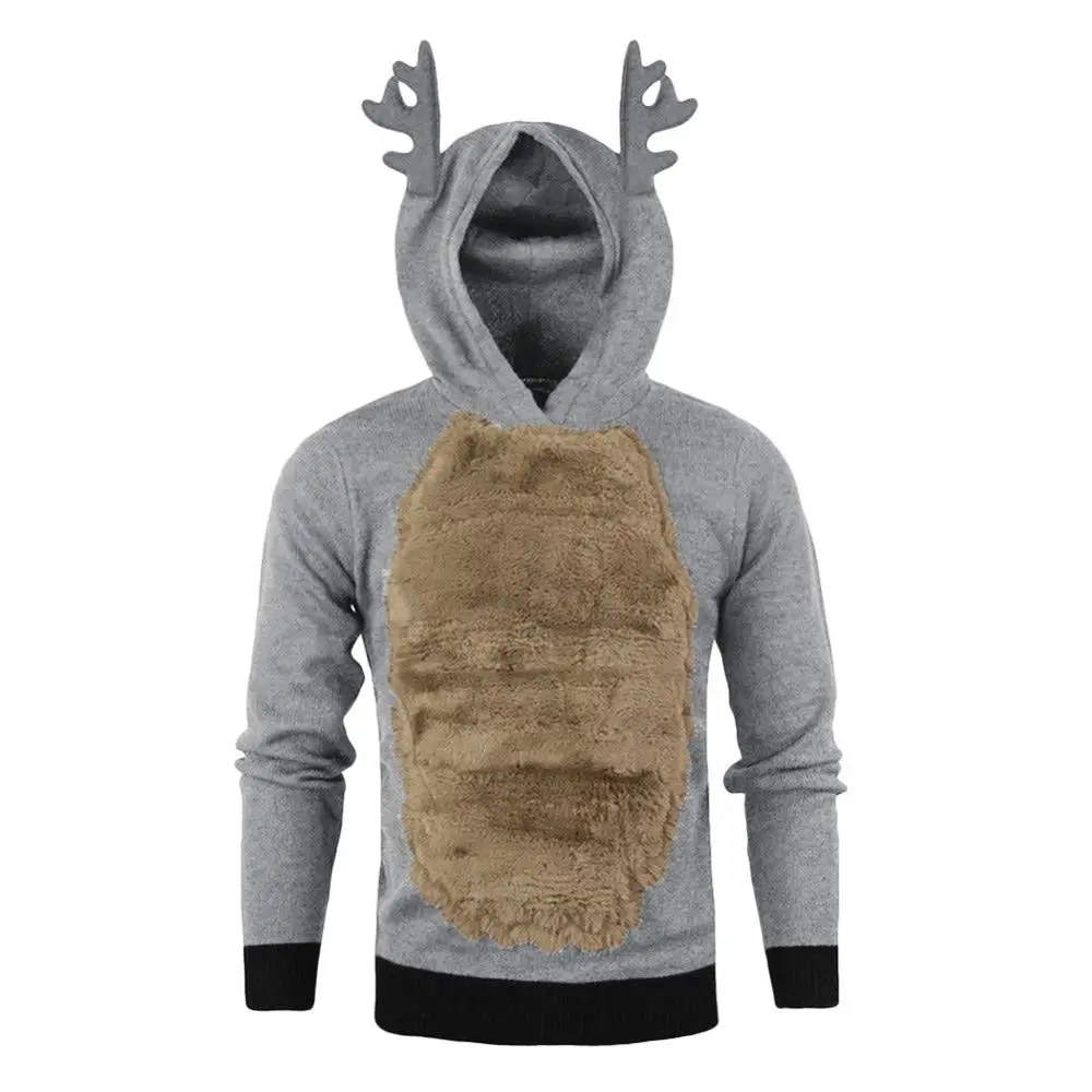 Men christmas Sweater Main Product Men Elk Cosplay Sweaters Cool Boy Worth Having Sweter Hot Selling Fashion Christmas clothes