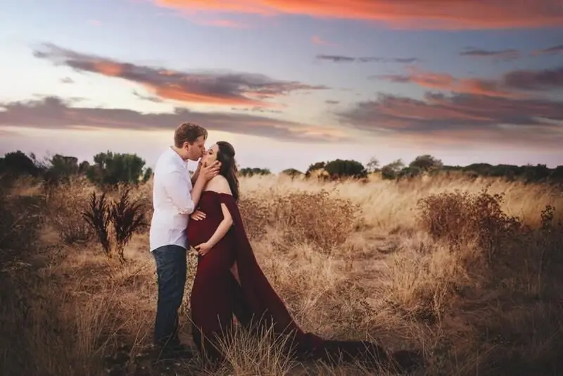 Vestido largo para mujer embarazada, maxivestido sexy para fotografía de boda, fotos, 2024