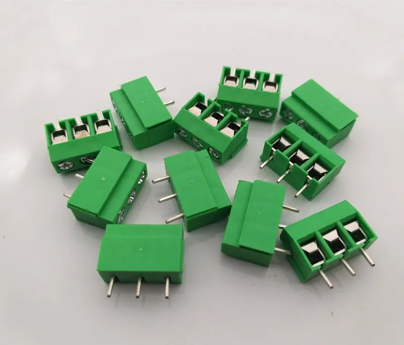 Free shipping wholesale 50PCS/LOT T3 -LOCK180D  5.0 connector KF126 DG126 300V 10A copper meterial green blue connect FS126
