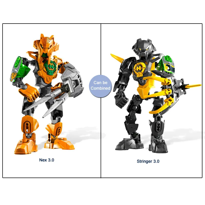 Hero Factory 3.0 é Compatível com Lego Fit Robot Building Blocks