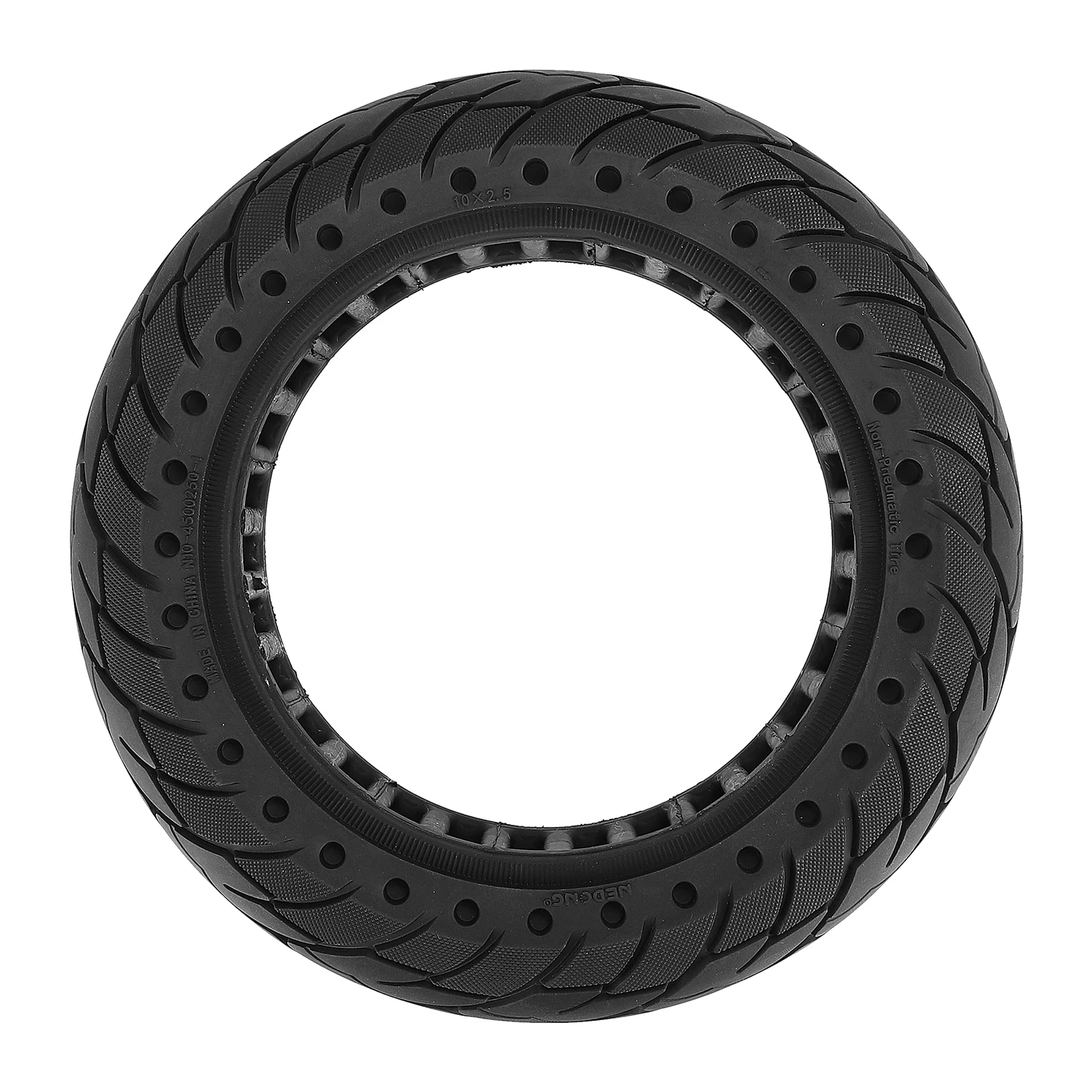 

60/70-6.5/10*2.5 Solid Tire for G30 Max Honeycomb Hole Solid Tire Shock-absorbing Explosion-proof Tire Rubber Solid Tire Part