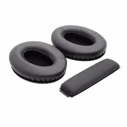 1 Pair Earpads & 1Pc Headband Replacement For Sennheiser HD 418 419 428 429 439 438 448 449 Headphone Accessories