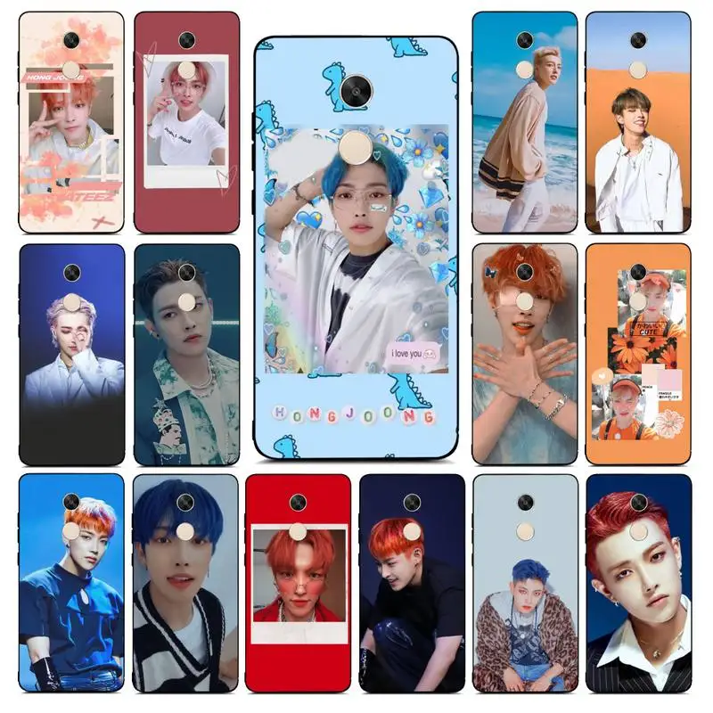 MaiYaCa kpop ATEEZ HongJoong Phone Case for Redmi Note 8 7 9 4 6 pro max T X 5A 3 10 lite pro