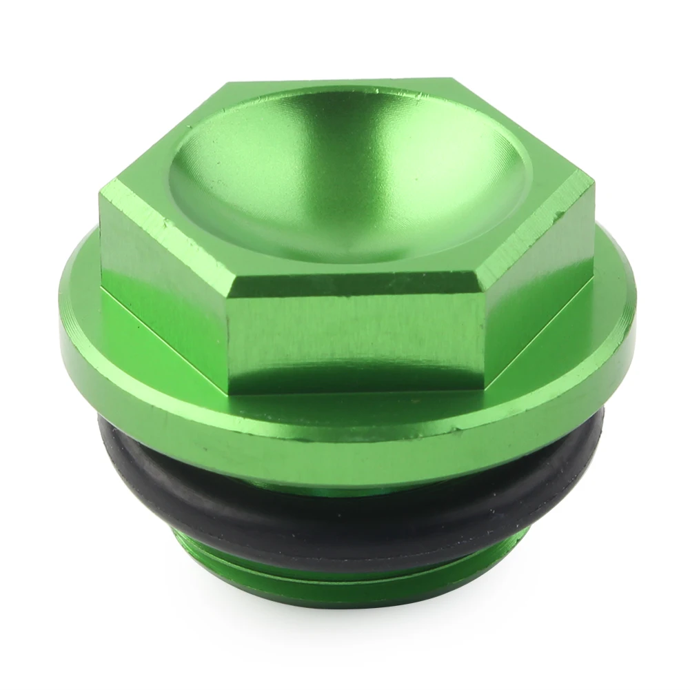 Green Motorcycle Oil Filler Cap Cover For Kawasaki KX250 KX250F KX450F KLX450R KFX450R KX 250F 450F Aluminum Alloy