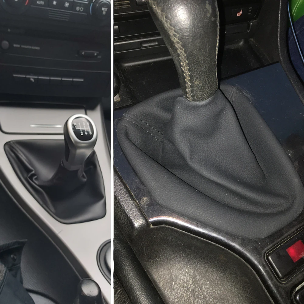 Leder-Schaltknauf mit Schaltsack-Abdeckung für BMW E30 E36 E39 E46 E60 E81 E82 E87 E88 E90 E91 E92 E93 – Detail 23