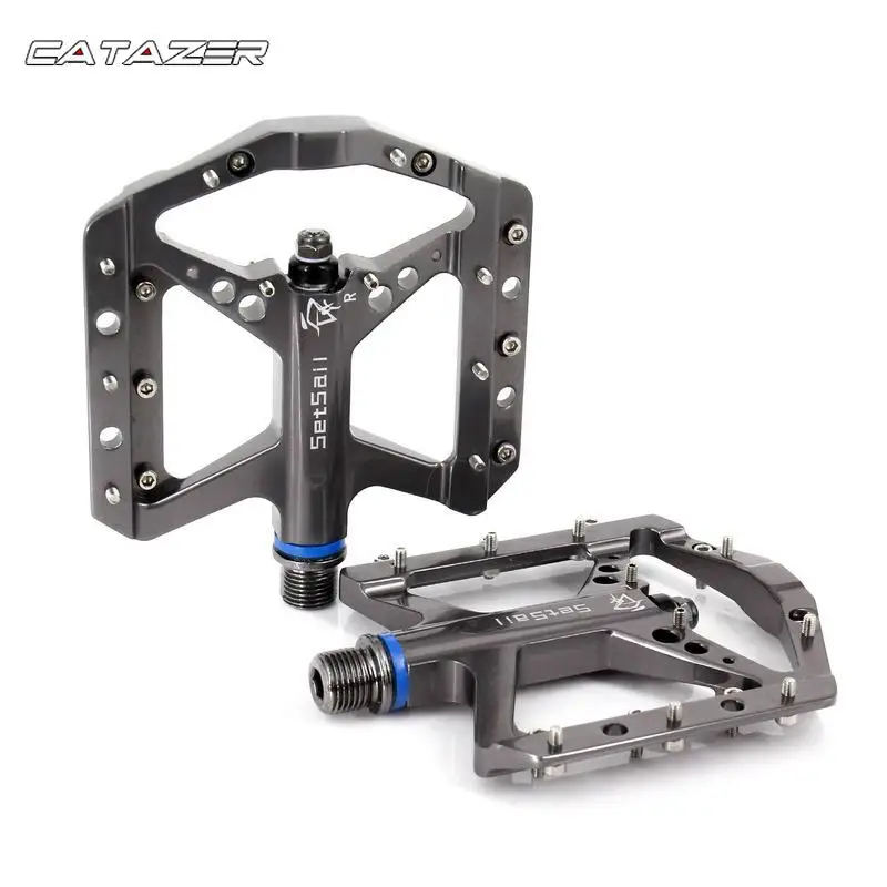 Bicycle Pedals Downhill High-polished Aluminum Alloy Mountain Road Bike Pedals Bicycle Pedal