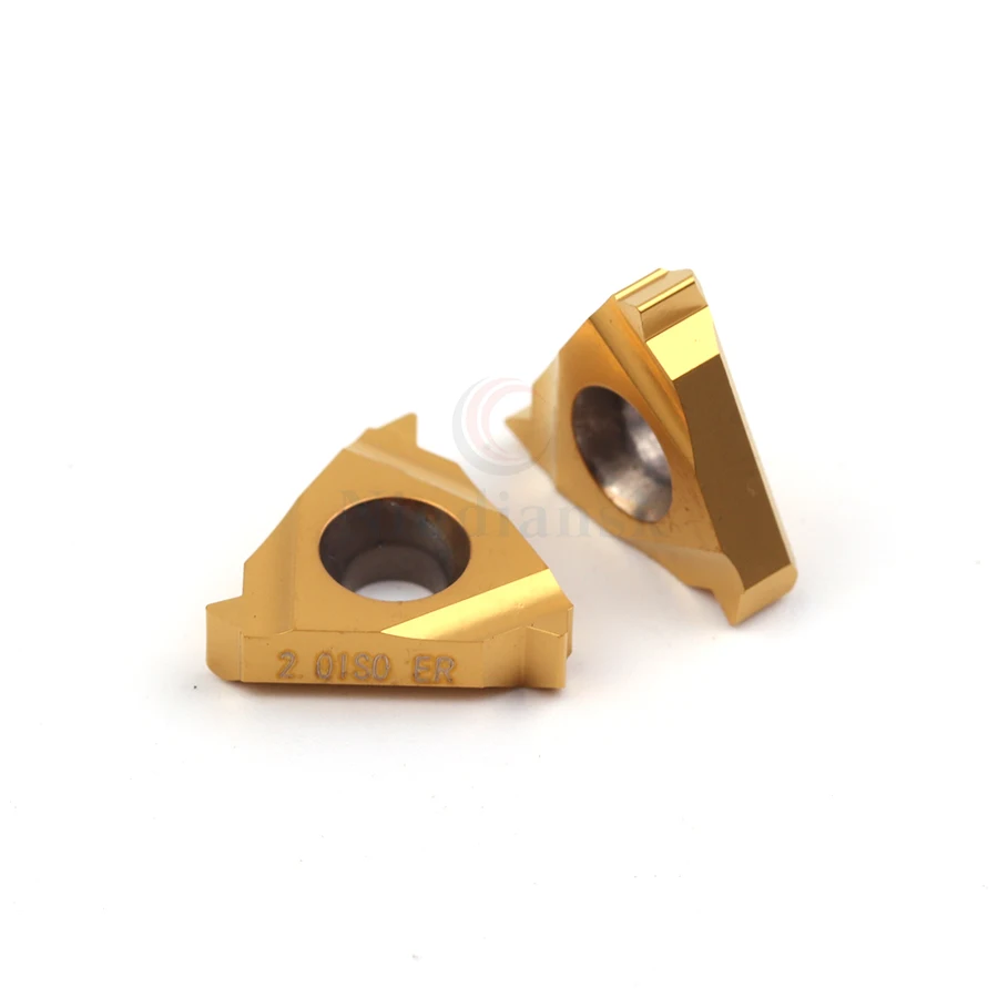 10Pcs 16ER 0.5ISO 0.75ISO 1.0ISO 1.25ISO 1.5ISO 1.75ISO 2.0ISO 2.5ISO 3.0ISO 3.5 Iso Ldc Draad Carbide Cnc Draaibank Draaien insert