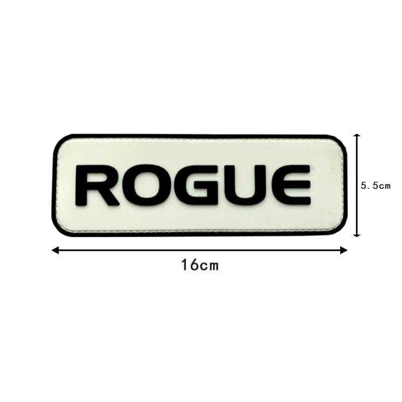 JAUNTILY 3D PVC GameCosplay Patch Fitness Crossfit/Rogue Out Badge Military Armband Tactical Rubber Patches