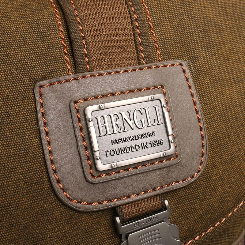 Retro Canvas Shoulder Bags Leisure Wear Resistant Cross Messenger Vintage Bag Fashion Crossbody Bag