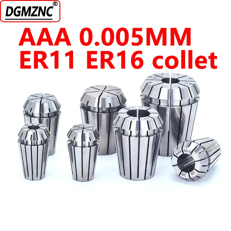 1PCS AAA ER11 0.005mm 0.008mm spring collet for CNC tool holder clamping collet chuck