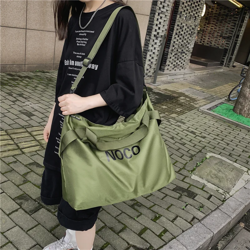 Fashion Large Travel Bag Women Cabin Tote Bag Handbag Waterproof Oxford Shoulder Bag Women Weekend Gym Bag Female