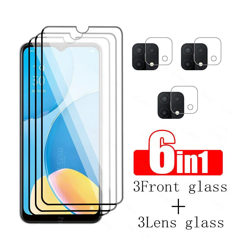 

Tempered glass For OPPO a15s Screen Protectors Protective Glass Camera lens On Opo orro A 15 s 15s CPH2179 Phone safety HD Film