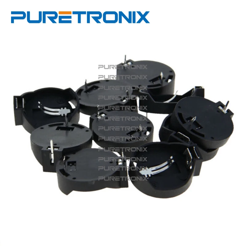 20Pcs CR2025 CR2032 3Vแบตเตอรี่ปุ่มซ็อกเก็ตกรณี