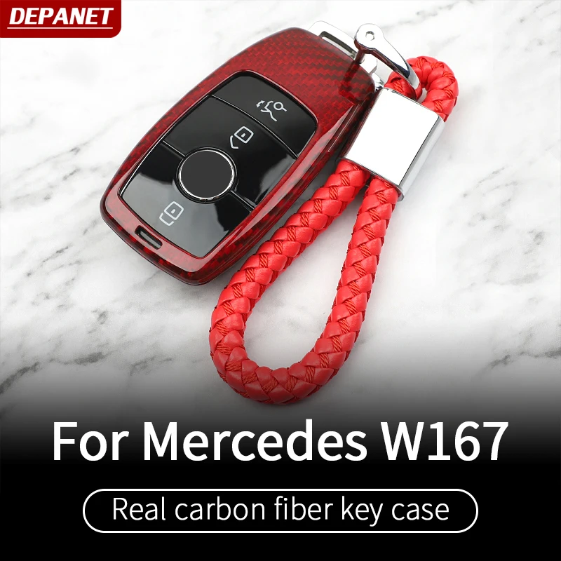 key shell  For2020~2025 Mercedes gle w167 c167 gls w167 x167 gle carbon w205 w213 gle  gle 350/amg 450 500e amg accessories