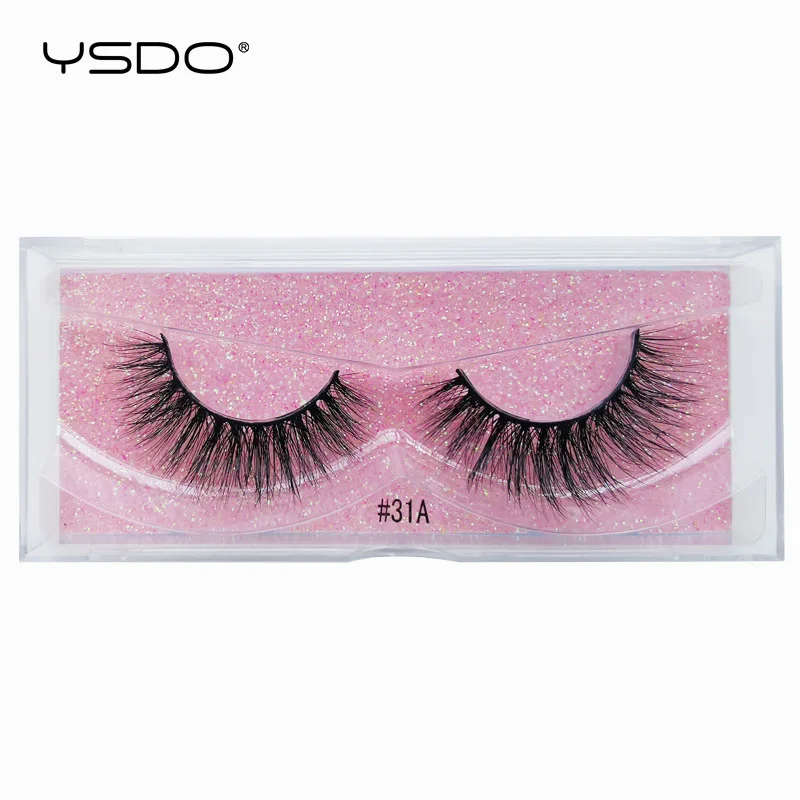 YSDO 1 Paar Kreuzförmige Nerz-Wimpern Weiche Echte 3D-Wimpern Maquiagem Künstliche Wimpern Dramatische Voluminöse Wimpern Make-up Cilios Faux Cils – Detail 7