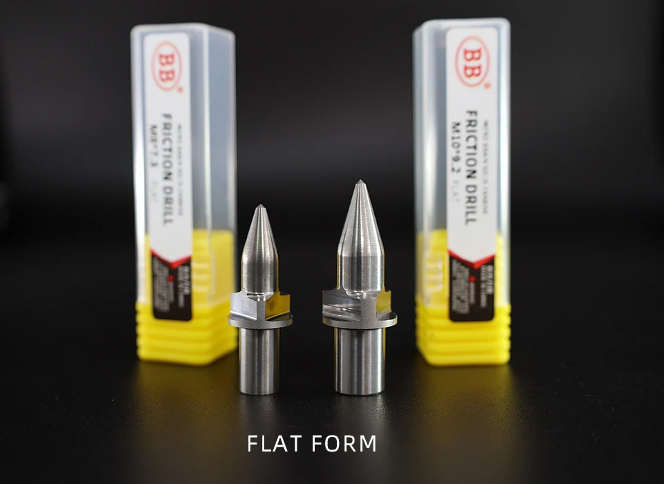 BB Thermal Friction Hot Melt Short Drill Bit Solid Carbide Hole Making Tool M3 M4 M5 M6 M8 M10