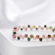 Natural Stone Tourmaline Bracelet for Women #3