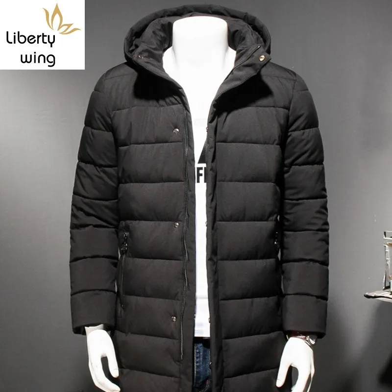 

Solid Hooded Long Parka Plus Size 8XL Thick Warm Winter Jacket Men Fashion Casual Outerwear Clothes Male Veste Homme Hiver