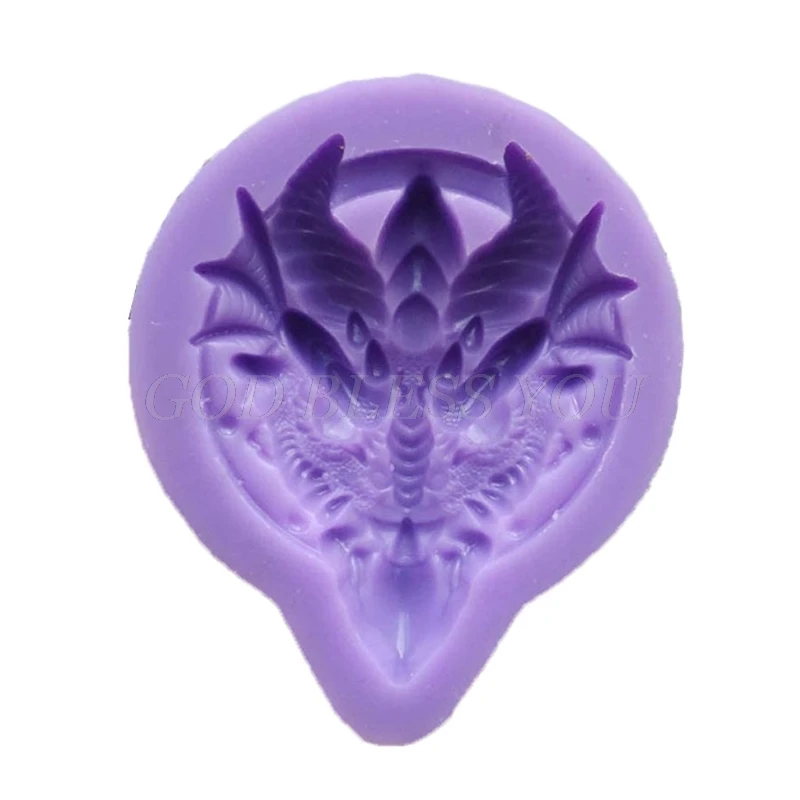 Dragon Head Fondant Silicone Mold Animals Dragon Baking DIY Mouss Mould Fondant Chocolate Pudding Jelly Cake Resin Mold