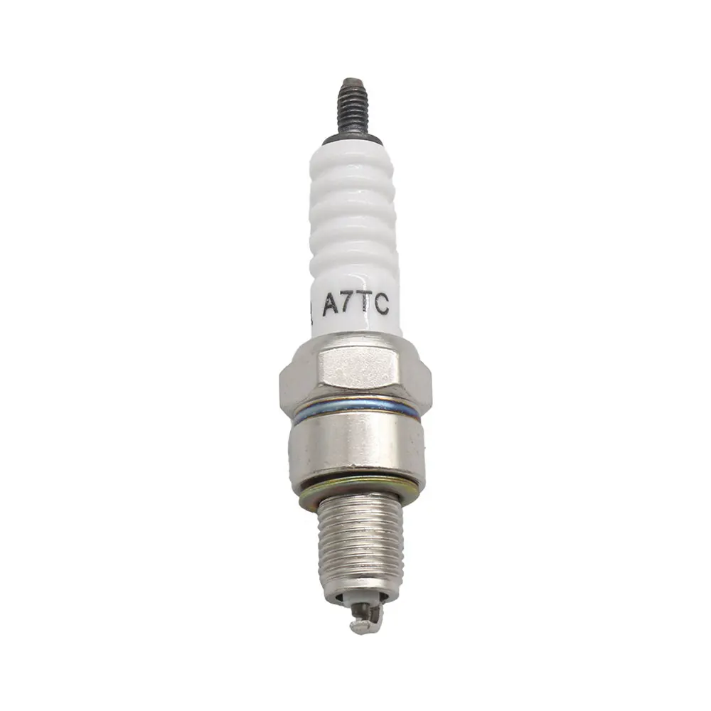 Spark Plug A7TC 10mm Fit for Dirt Bike Moped GY6 50cc 70cc 90cc 125cc 150cc Scooter ATV