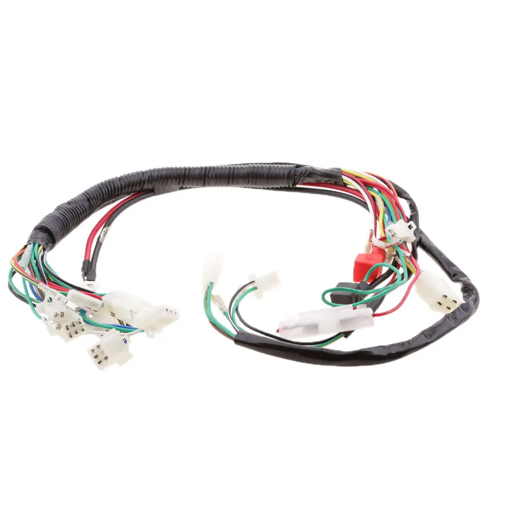 Electric Engine Start Wiring Loom Harness Kit For 50cc 70cc 90cc 110cc 125cc Pit Bike ATV Quad Motorcycle Accessories