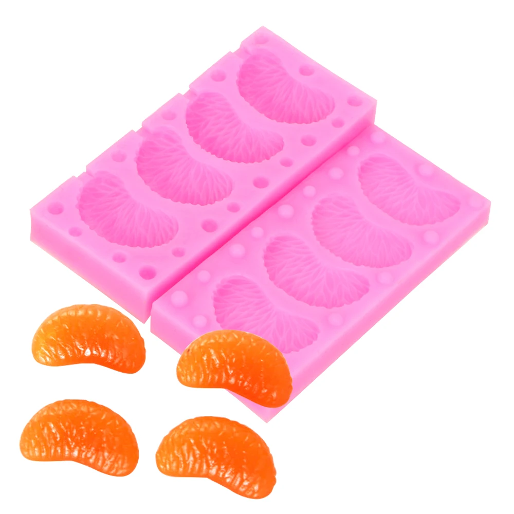 

Peeling Orange Shape Silicone Mold Fruit Mold Fondant Tangerine Cake Decorating Chocolate, Resin, Candy, Jewelry Mold 2Unit/PCS