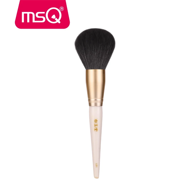 MSQ Makeup Brushes Set Foundation Blushes Fan Single Make up Brush Natural Goat hair 1PCS Powder Beauty Cosmetic Tools