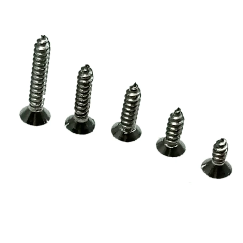 M4 Self-tapping Screws 304 Stainless Steel Cross  Flat head Tip M4x14 M4x16 M4x20 M4x25 M4x30 for Wood DIY Furniture Fittings