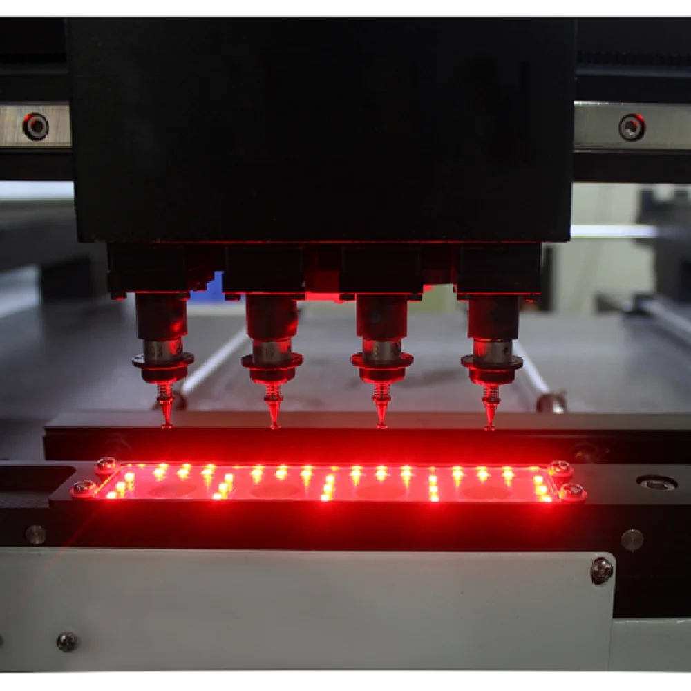 Máquina de recogida y colocación de montaje LED SMT460S, montaje automático de chips, 64 alimentadores, equipo SMT/SMD, libre de impuestos en Rusia