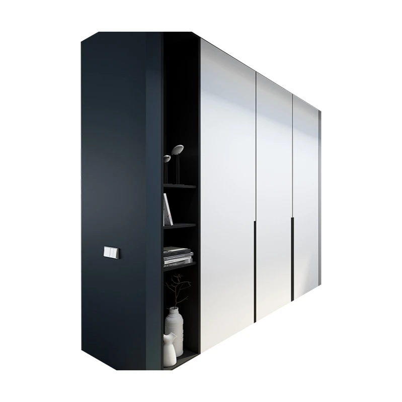 Overall egger board wardrobe customized walk in cloakroom customized flat door modern wardrobe customized