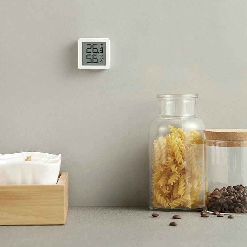 Miaomiaoce ميزان الحرارة الكهربائي الرطوبة نسخة صغيرة شاشة الكريستال السائل داخلي غرفة المنزل مستشعر درجة الحرارة والرطوبة